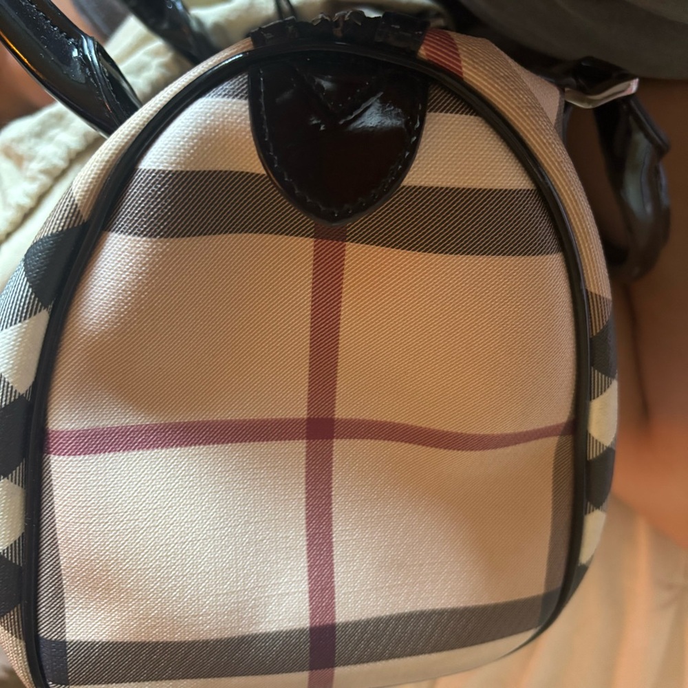 Burberry Nova Check Bowling Bag - Picture 6 of 8